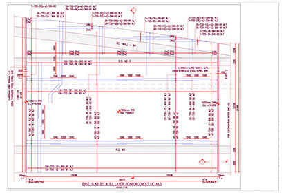 Rebar Estimation shop drawings