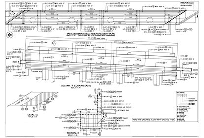 reinforcing schedules drawings