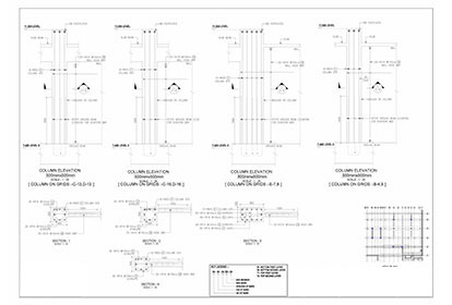 reinforcing schedules drawings